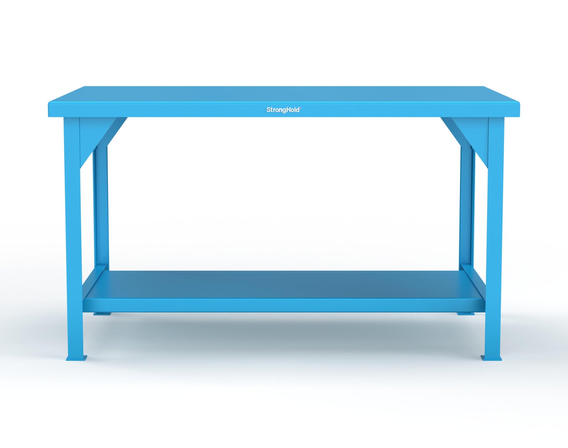 Extreme Duty 7 GA Shop Table with 1 Shelf - 60 In. W x 36 In. D x 34 In. H - T6036-5012