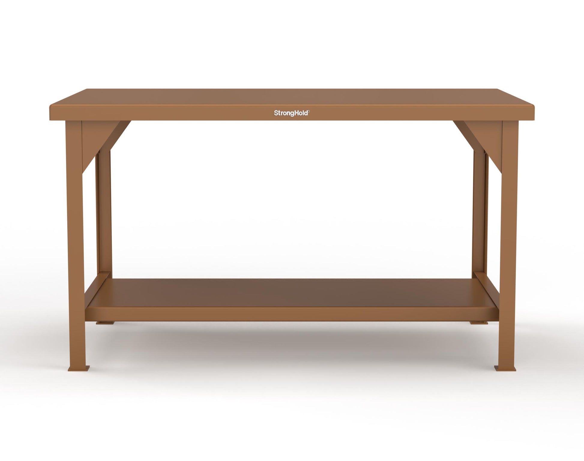 Extreme Duty 7 GA Shop Table with 1 Shelf - 60 In. W x 36 In. D x 34 In. H - T6036-8008