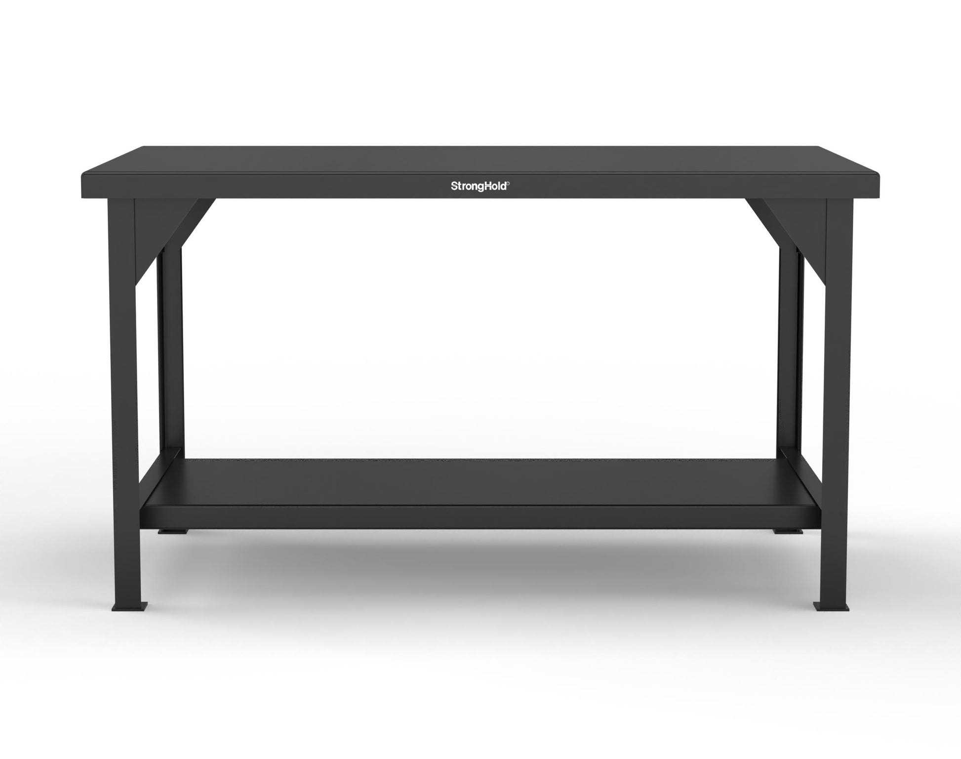 Extreme Duty 7 GA Shop Table with 1 Shelf - 60 In. W x 36 In. D x 34 In. H - T6036-9005