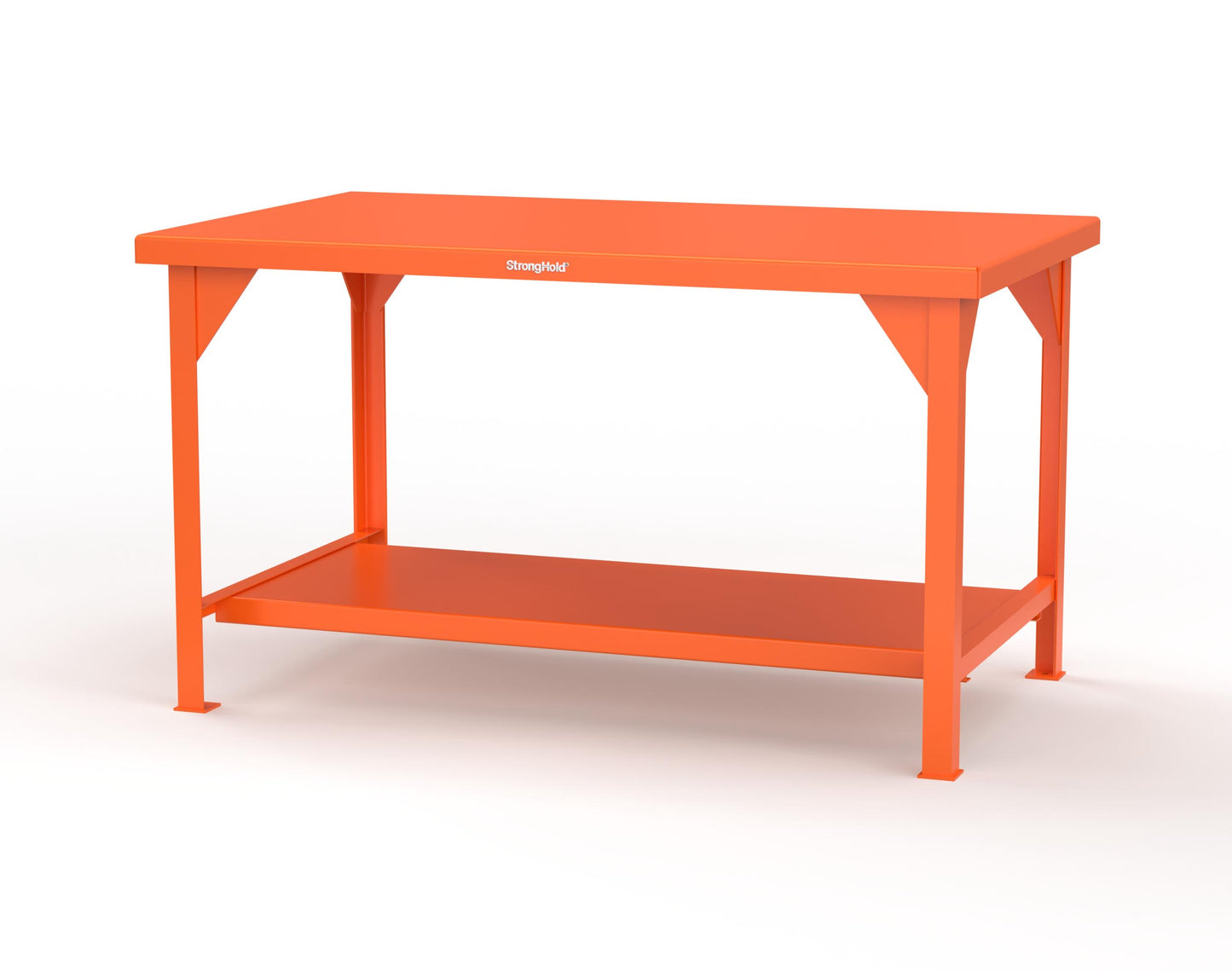 Extreme Duty 7 GA Shop Table with 1 Shelf - 60 In. W x 36 In. D x 34 In. H - T6036-2009