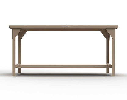 7 GA Industrial Shop Table with Maple Top