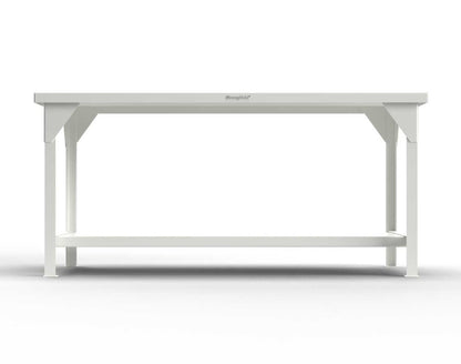 16 GA Industrial Shop Table with Maple Top