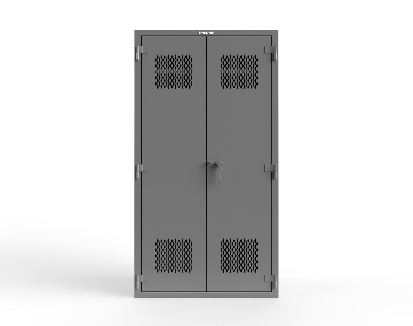 Extra Heavy Duty 14 GA TA-50 Communications Locker - 42 in. W x 24 in. D x 78 in. H - TA-50-COM-L-7037