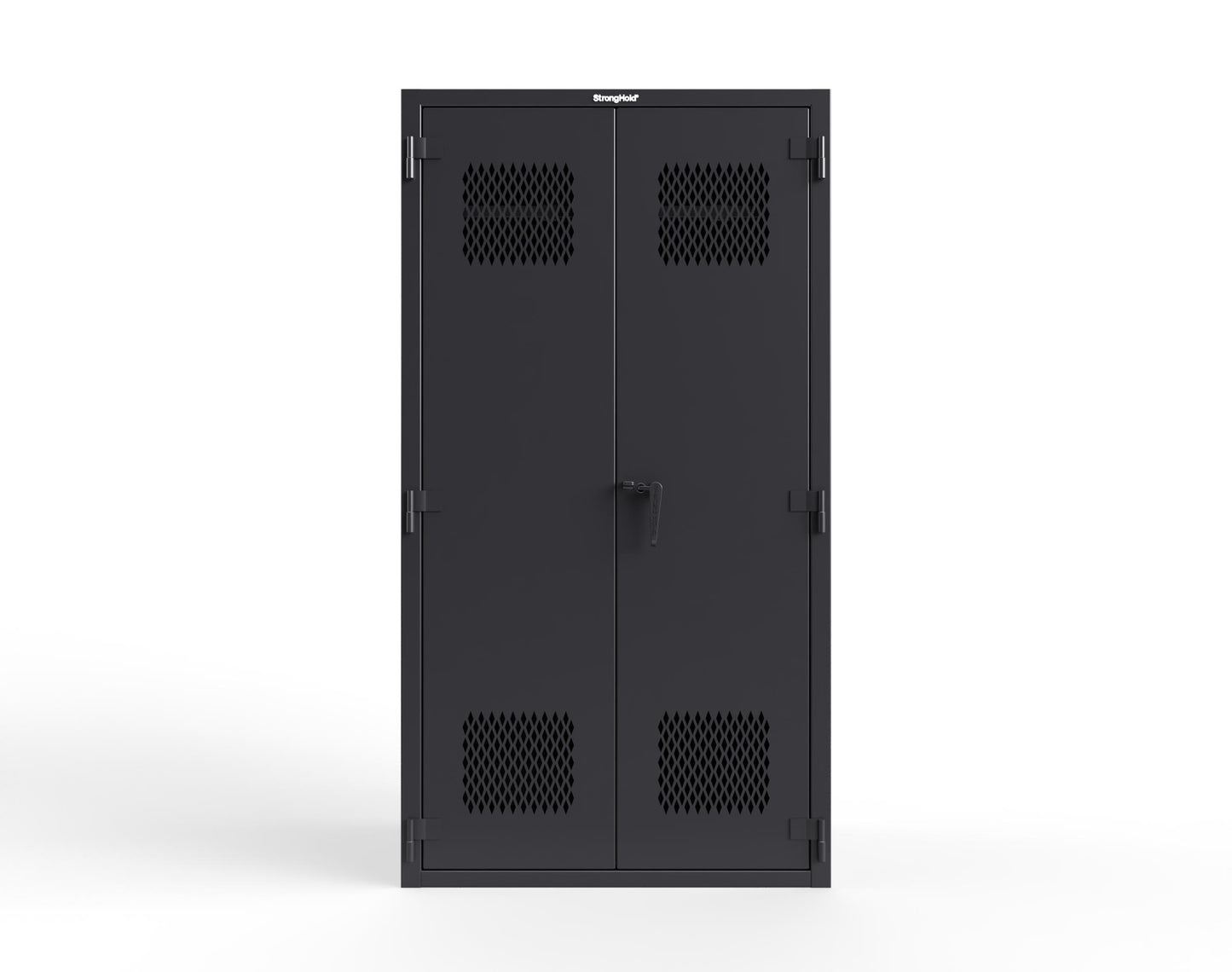 Extra Heavy Duty 14 GA TA-50 Communications Locker - 42 in. W x 24 in. D x 78 in. H - TA-50-COM-L-9005