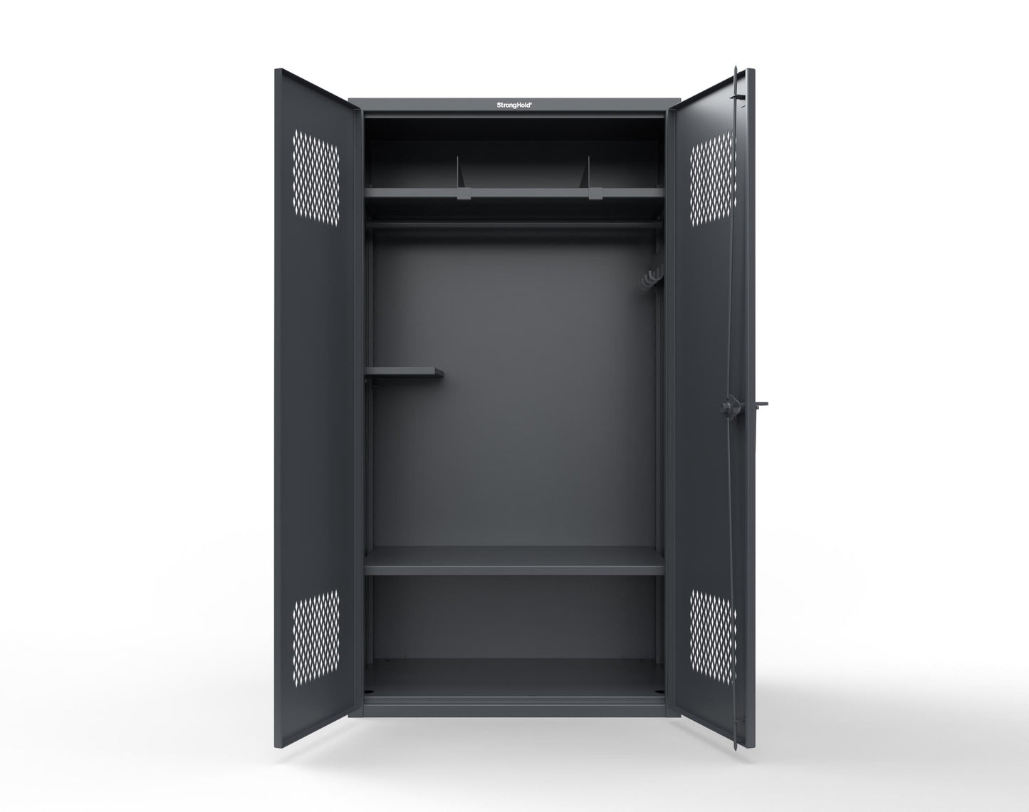 Extra Heavy Duty 14 GA TA-50 Communications Locker - 42 in. W x 24 in. D x 78 in. H - TA-50-COM-L-7024