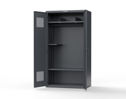 Extra Heavy Duty 14 GA TA-50 Communications Locker - 42 in. W x 24 in. D x 78 in. H - TA-50-COM-L-7024