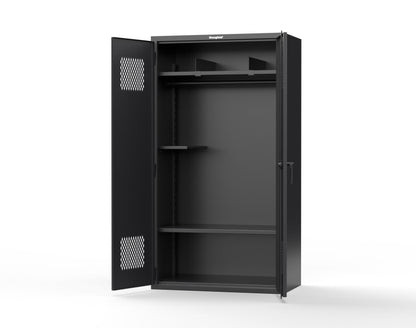 Extra Heavy Duty 14 GA TA-50 Communications Locker - 42 in. W x 24 in. D x 78 in. H - TA-50-COM-L-9005