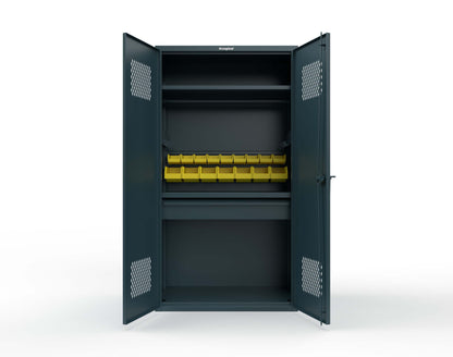 Extra Heavy Duty 14 GA TA-50 Medical Locker - 42 in. W x 24 in. D x 78 in. H - TA-50-MED-L-5001