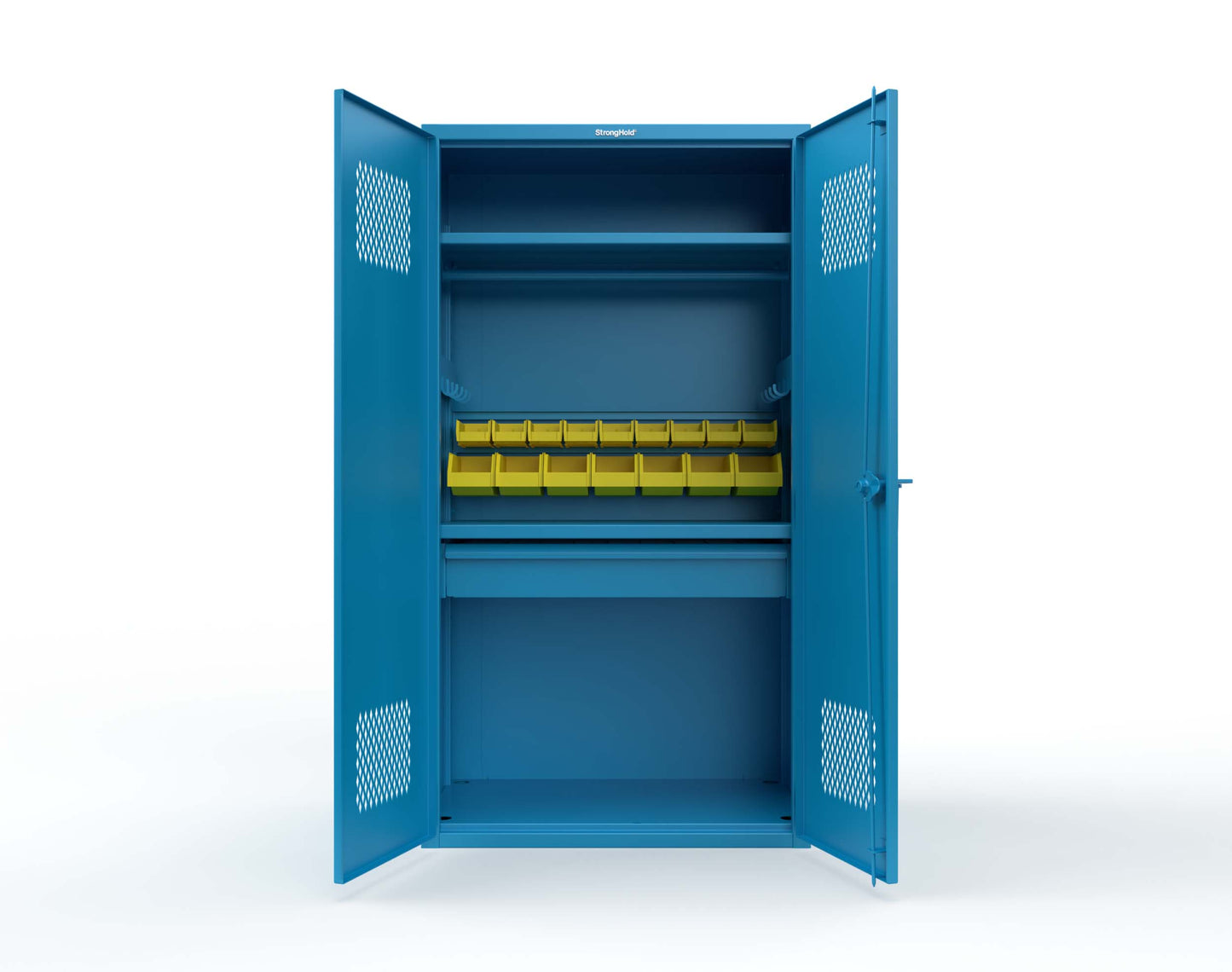 Extra Heavy Duty 14 GA TA-50 Medical Locker - 42 in. W x 24 in. D x 78 in. H - TA-50-MED-L-5012