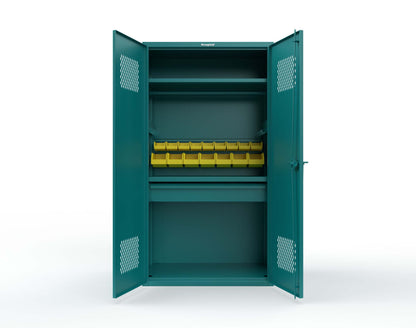 Extra Heavy Duty 14 GA TA-50 Medical Locker - 42 in. W x 24 in. D x 78 in. H - TA-50-MED-L-5021