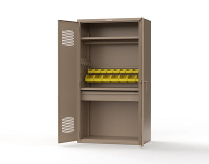 Extra Heavy Duty 14 GA TA-50 Medical Locker - 42 in. W x 24 in. D x 78 in. H - TA-50-MED-L-1019