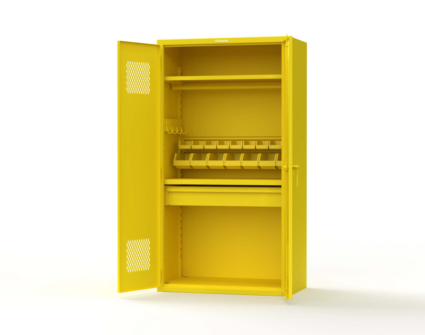 Extra Heavy Duty 14 GA TA-50 Medical Locker - 42 in. W x 24 in. D x 78 in. H - TA-50-MED-L-1021