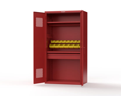 Extra Heavy Duty 14 GA TA-50 Medical Locker - 42 in. W x 24 in. D x 78 in. H - TA-50-MED-L-3001