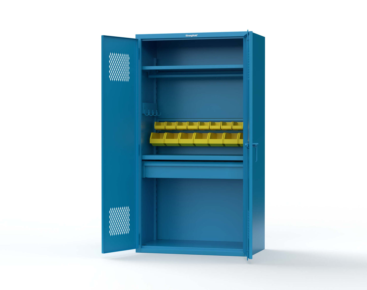 Extra Heavy Duty 14 GA TA-50 Medical Locker - 42 in. W x 24 in. D x 78 in. H - TA-50-MED-L-5012