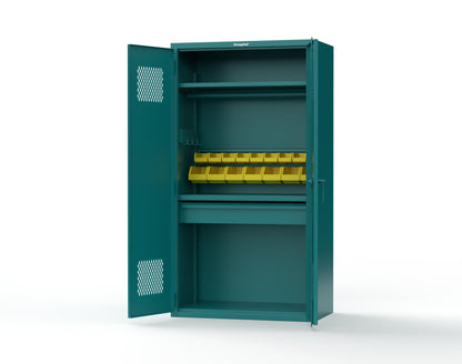 Extra Heavy Duty 14 GA TA-50 Medical Locker - 42 in. W x 24 in. D x 78 in. H - TA-50-MED-L-5021