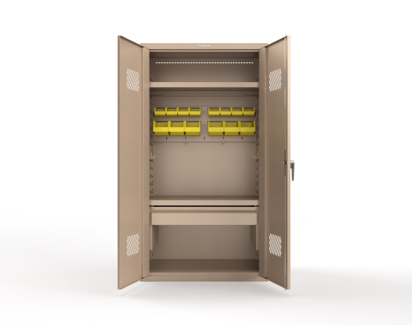 Heavy Duty 18 GA TA-50 Medical Locker - 42 in. W x 24 in. D x 78 in. H - TA-50-MED-P-1019