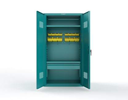 Heavy Duty 18 GA TA-50 Medical Locker - 42 in. W x 24 in. D x 78 in. H - TA-50-MED-P-5021