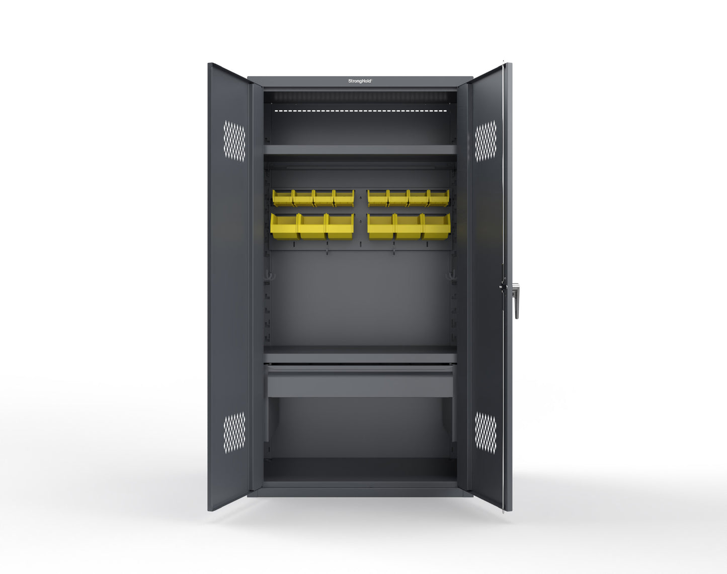 Heavy Duty 18 GA TA-50 Medical Locker - 42 in. W x 24 in. D x 78 in. H - TA-50-MED-P-7024