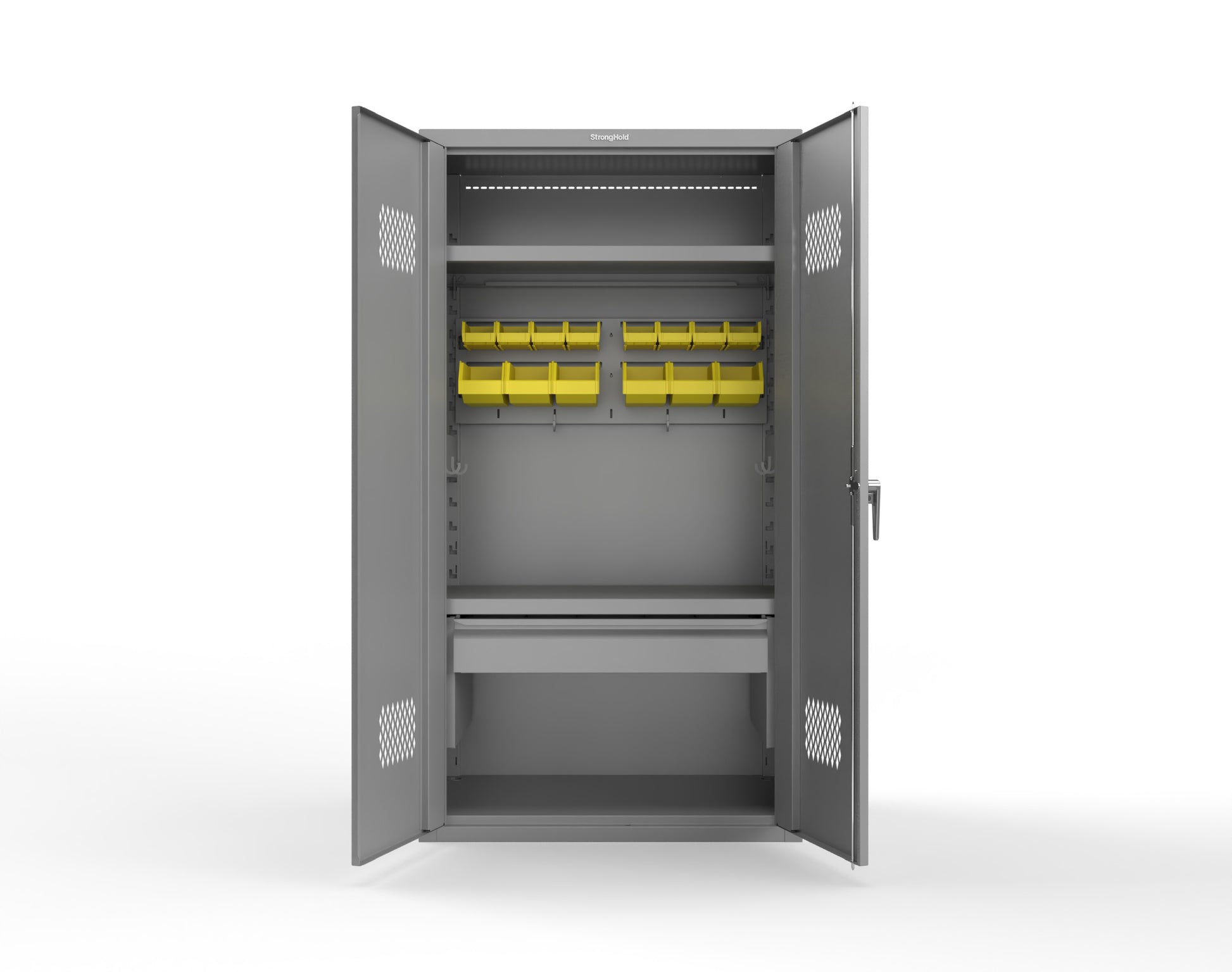 Heavy Duty 18 GA TA-50 Medical Locker - 42 in. W x 24 in. D x 78 in. H - TA-50-MED-P-7037