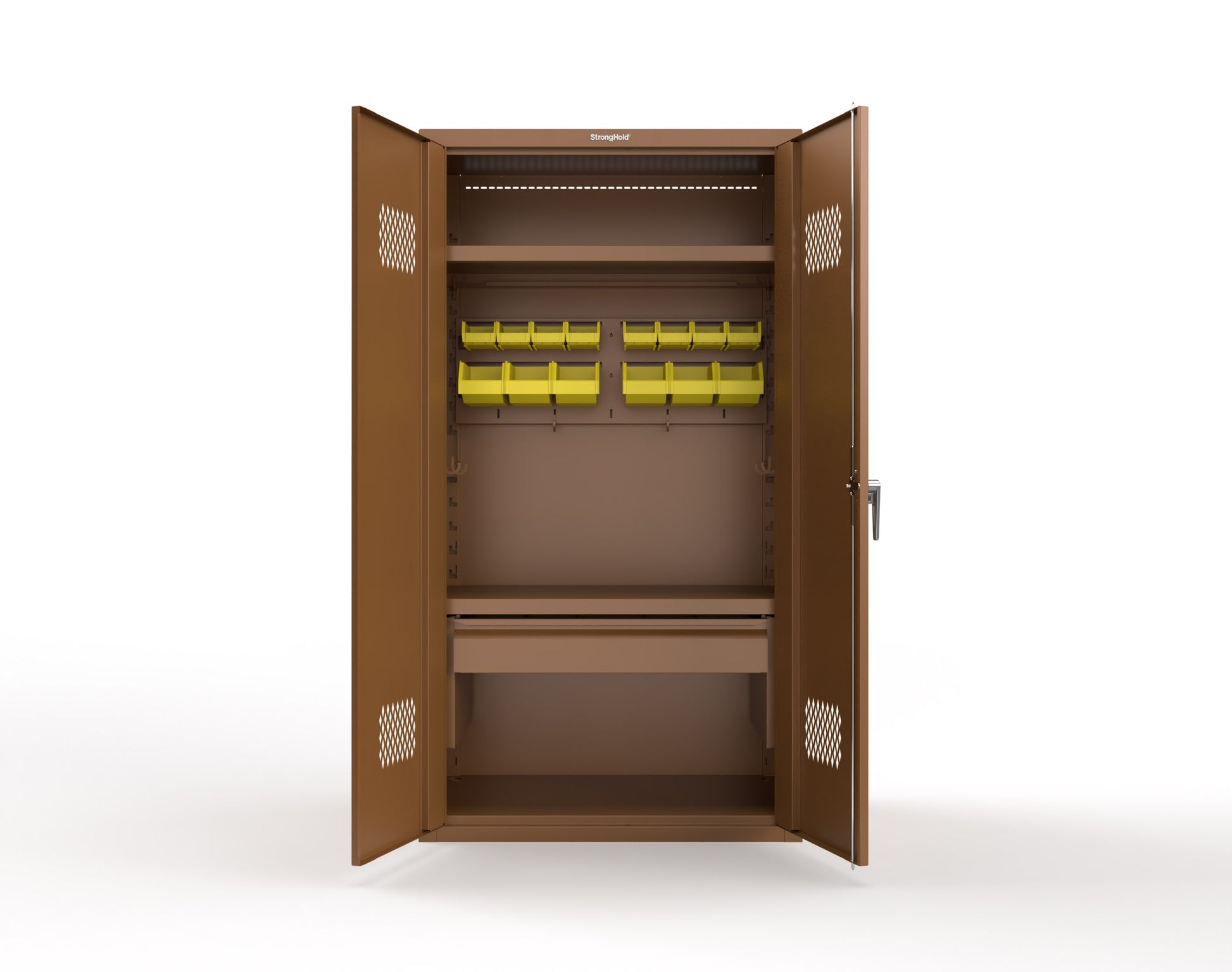 Heavy Duty 18 GA TA-50 Medical Locker - 42 in. W x 24 in. D x 78 in. H - TA-50-MED-P-8008