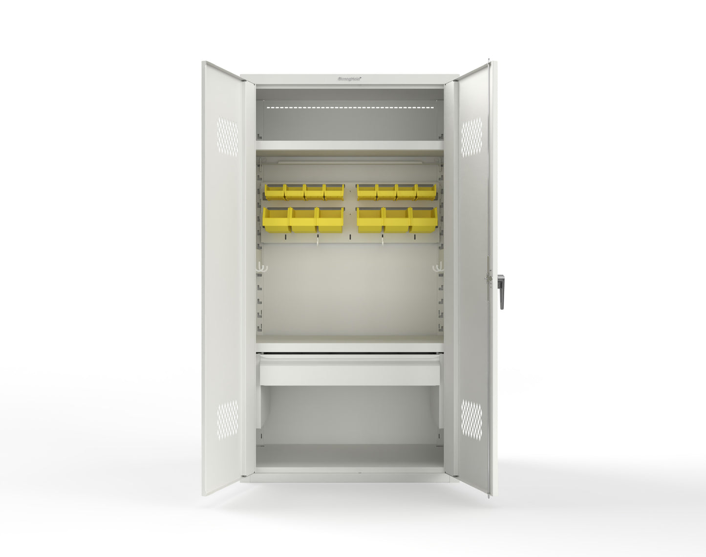 Heavy Duty 18 GA TA-50 Medical Locker - 42 in. W x 24 in. D x 78 in. H - TA-50-MED-P-9003