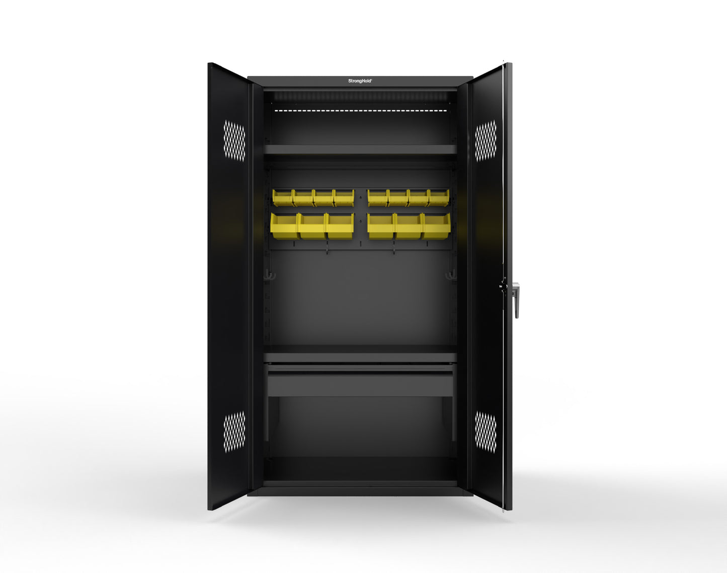 Heavy Duty 18 GA TA-50 Medical Locker - 42 in. W x 24 in. D x 78 in. H - TA-50-MED-P-9005