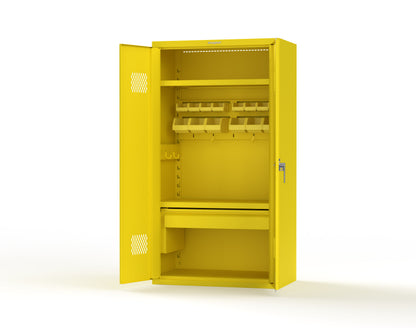 Heavy Duty 18 GA TA-50 Medical Locker - 42 in. W x 24 in. D x 78 in. H - TA-50-MED-P-1021