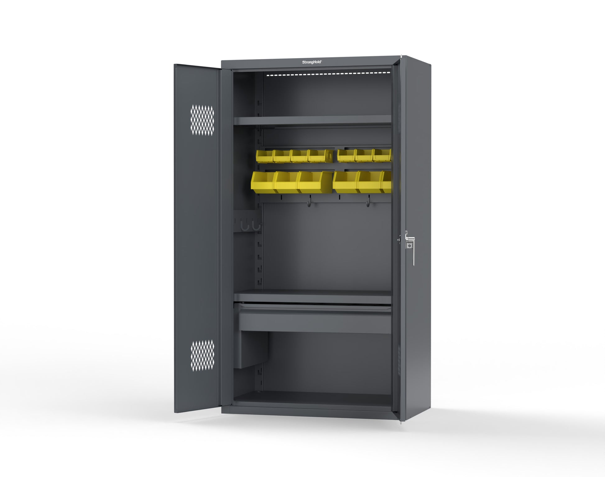 Heavy Duty 18 GA TA-50 Medical Locker - 42 in. W x 24 in. D x 78 in. H - TA-50-MED-P-7024