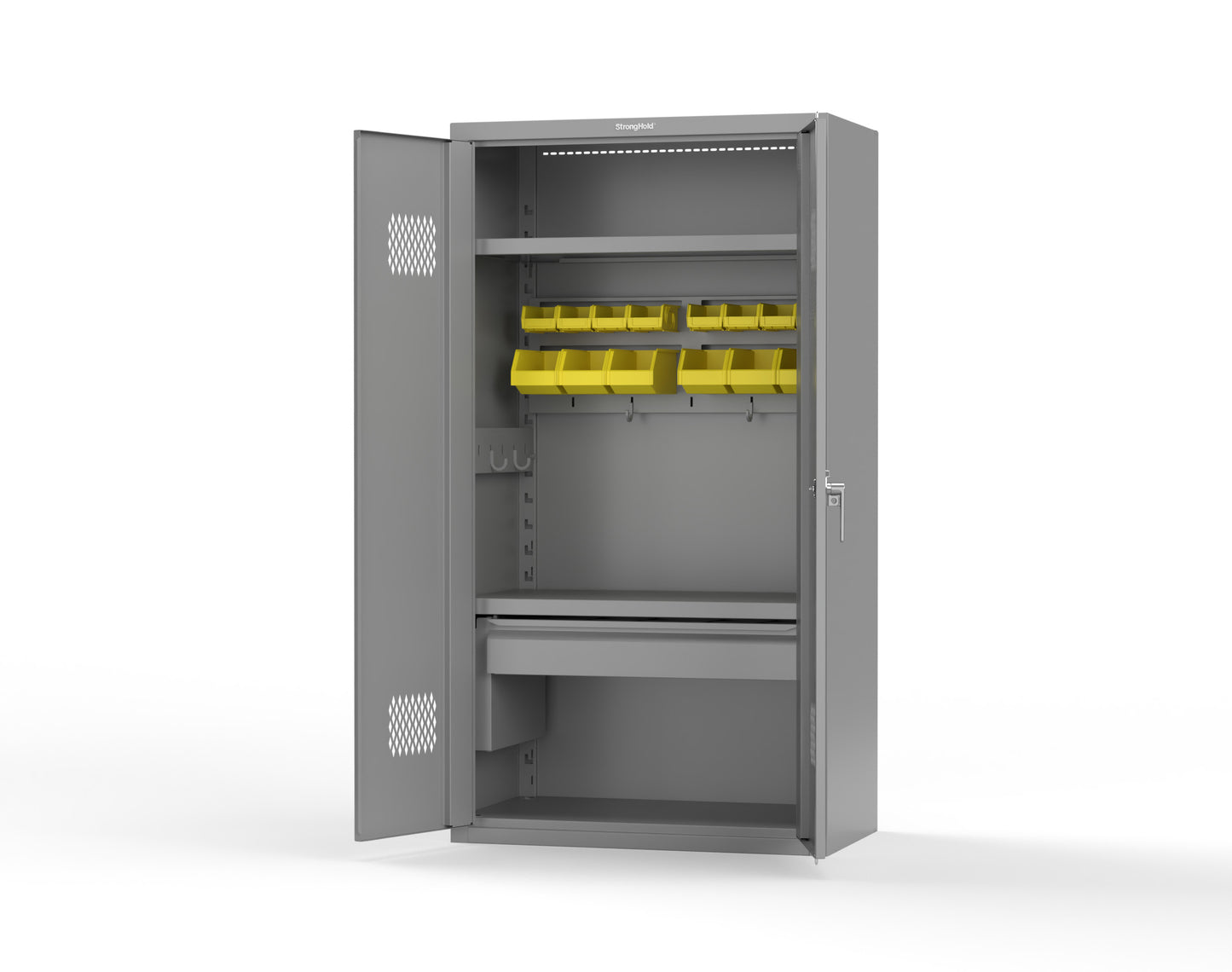 Heavy Duty 18 GA TA-50 Medical Locker - 42 in. W x 24 in. D x 78 in. H - TA-50-MED-P-7037