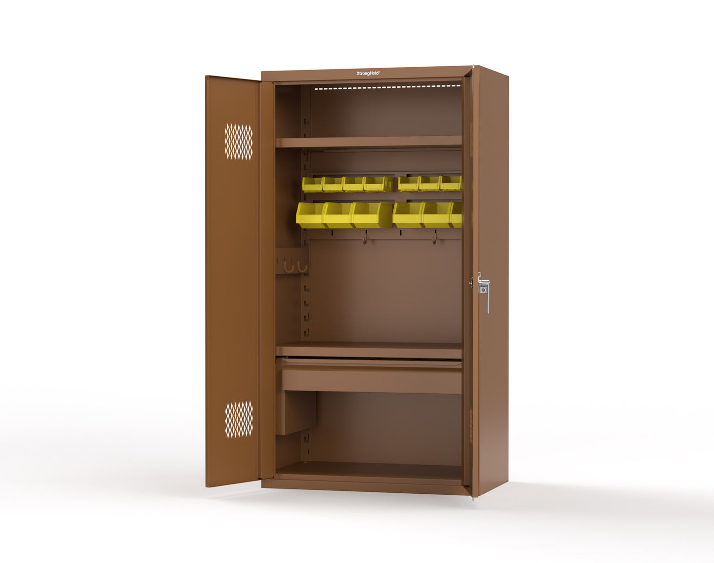 Heavy Duty 18 GA TA-50 Medical Locker - 42 in. W x 24 in. D x 78 in. H - TA-50-MED-P-8008