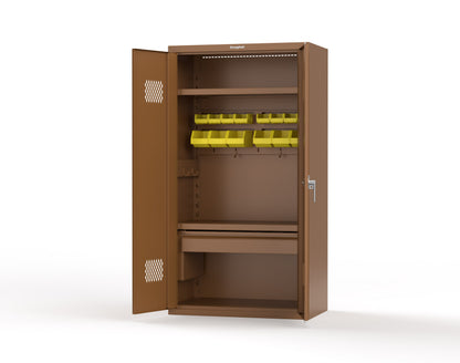 Heavy Duty 18 GA TA-50 Medical Locker - 42 in. W x 24 in. D x 78 in. H - TA-50-MED-P-8008