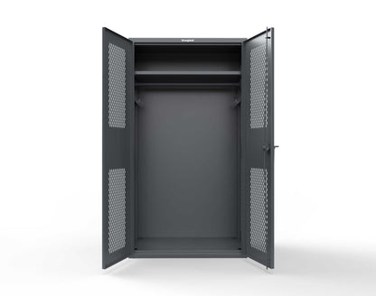 Extra Heavy Duty 14 GA TA-50 Personal Locker, 1 Shelf- 42 in. W x 24 in. D x 78 in. H - TA-50-PER-L-7024