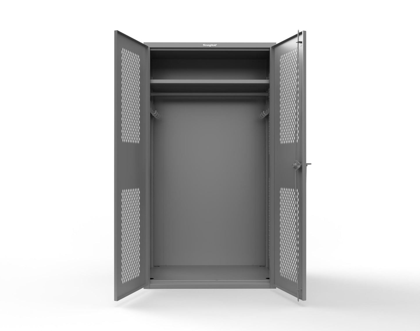 Extra Heavy Duty 14 GA TA-50 Personal Locker, 1 Shelf- 42 in. W x 24 in. D x 78 in. H - TA-50-PER-L-7037