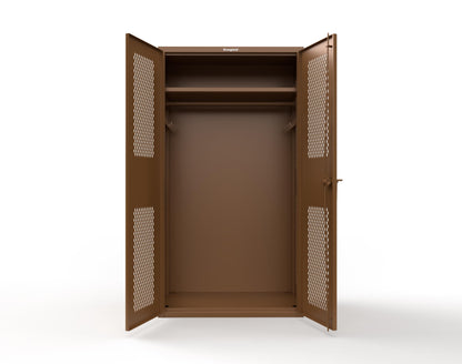 Extra Heavy Duty 14 GA TA-50 Personal Locker, 1 Shelf- 42 in. W x 24 in. D x 78 in. H - TA-50-PER-L-8008