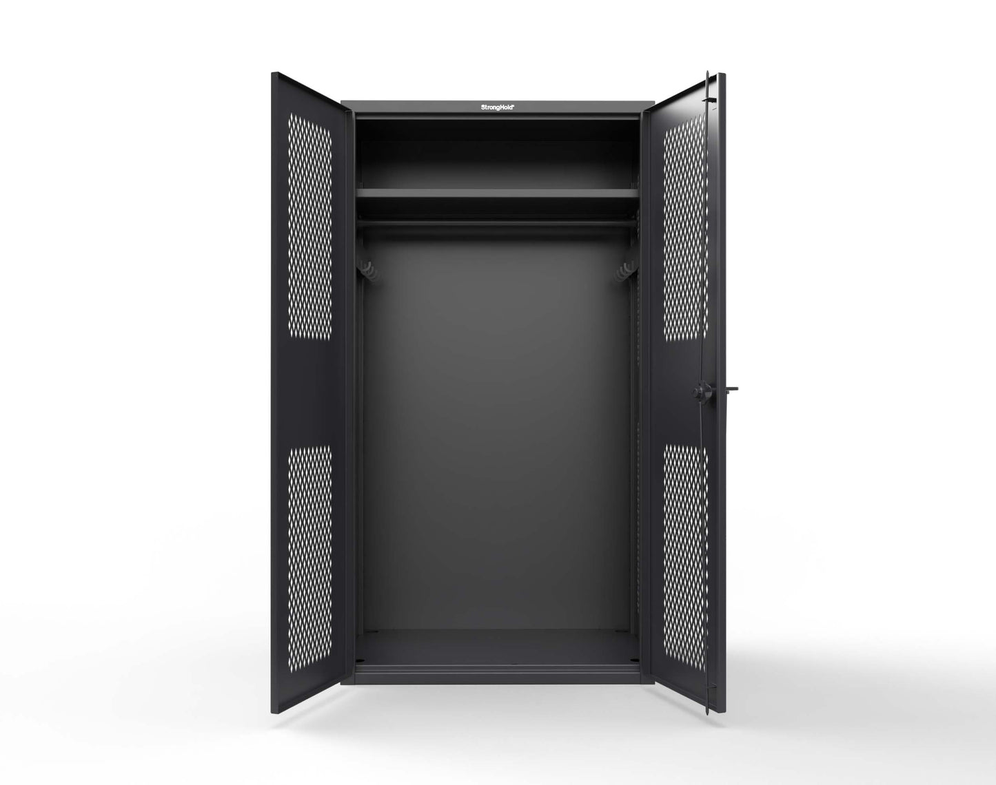 Extra Heavy Duty 14 GA TA-50 Personal Locker, 1 Shelf- 42 in. W x 24 in. D x 78 in. H - TA-50-PER-L-9005