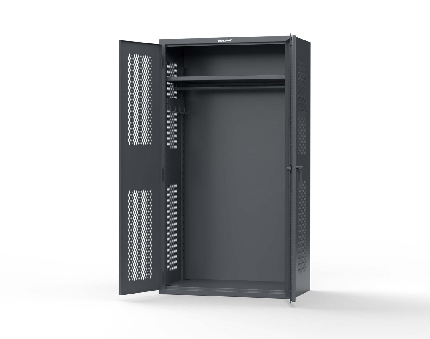 Extra Heavy Duty 14 GA TA-50 Personal Locker, 1 Shelf- 42 in. W x 24 in. D x 78 in. H - TA-50-PER-L-7024