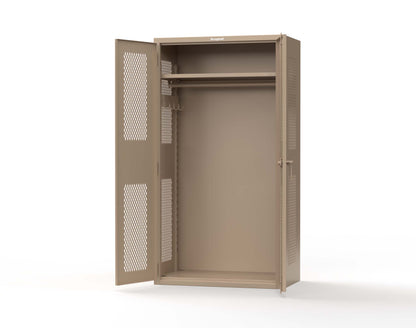 Extra Heavy Duty 14 GA TA-50 Personal Locker, 1 Shelf- 42 in. W x 24 in. D x 78 in. H - TA-50-PER-L-1019