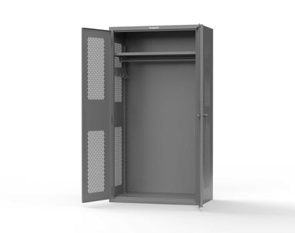 Extra Heavy Duty 14 GA TA-50 Personal Locker, 1 Shelf- 42 in. W x 24 in. D x 78 in. H - TA-50-PER-L-7037