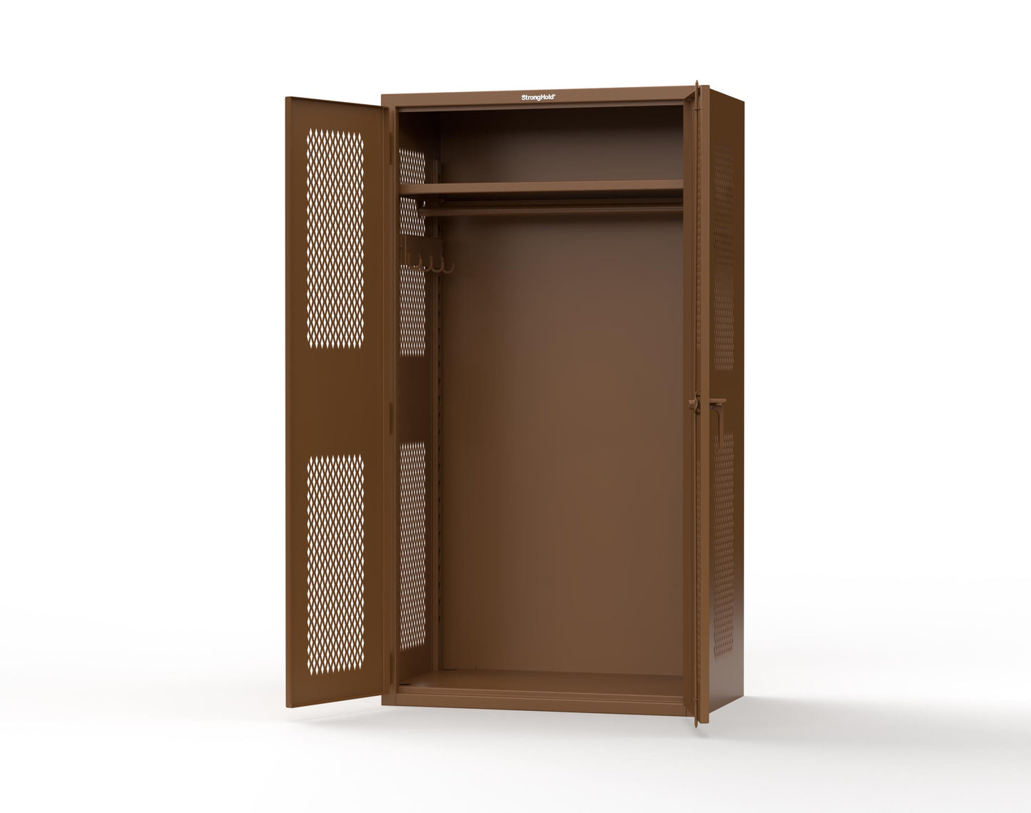 Extra Heavy Duty 14 GA TA-50 Personal Locker, 1 Shelf- 42 in. W x 24 in. D x 78 in. H - TA-50-PER-L-8008