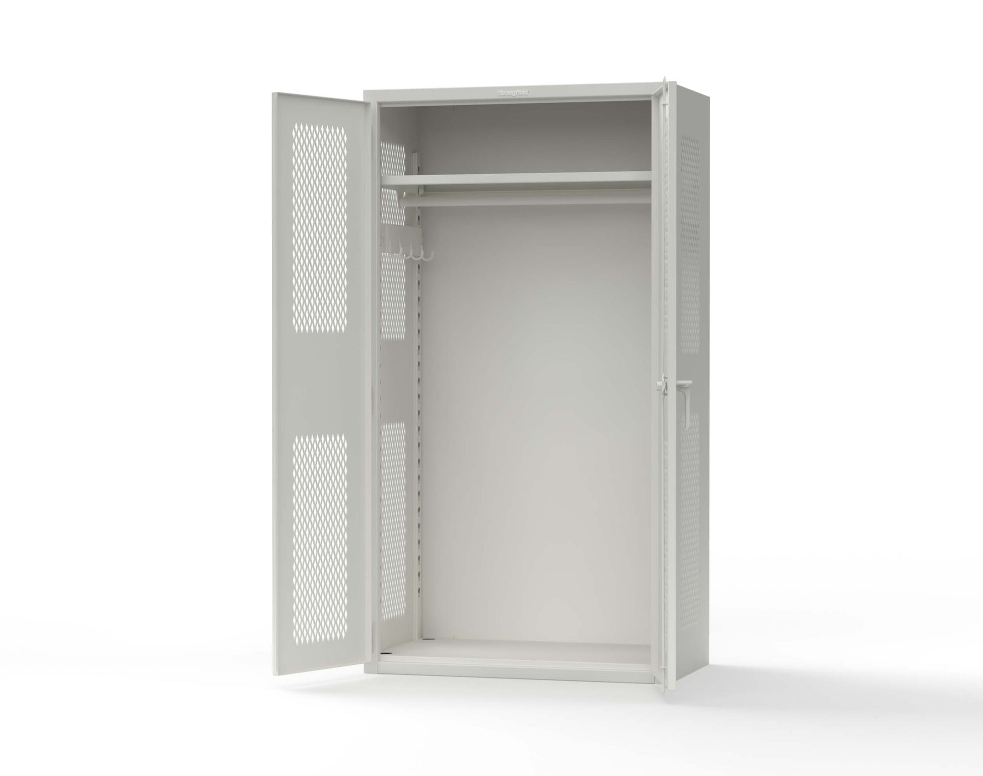 Extra Heavy Duty 14 GA TA-50 Personal Locker, 1 Shelf- 42 in. W x 24 in. D x 78 in. H - TA-50-PER-L-9003