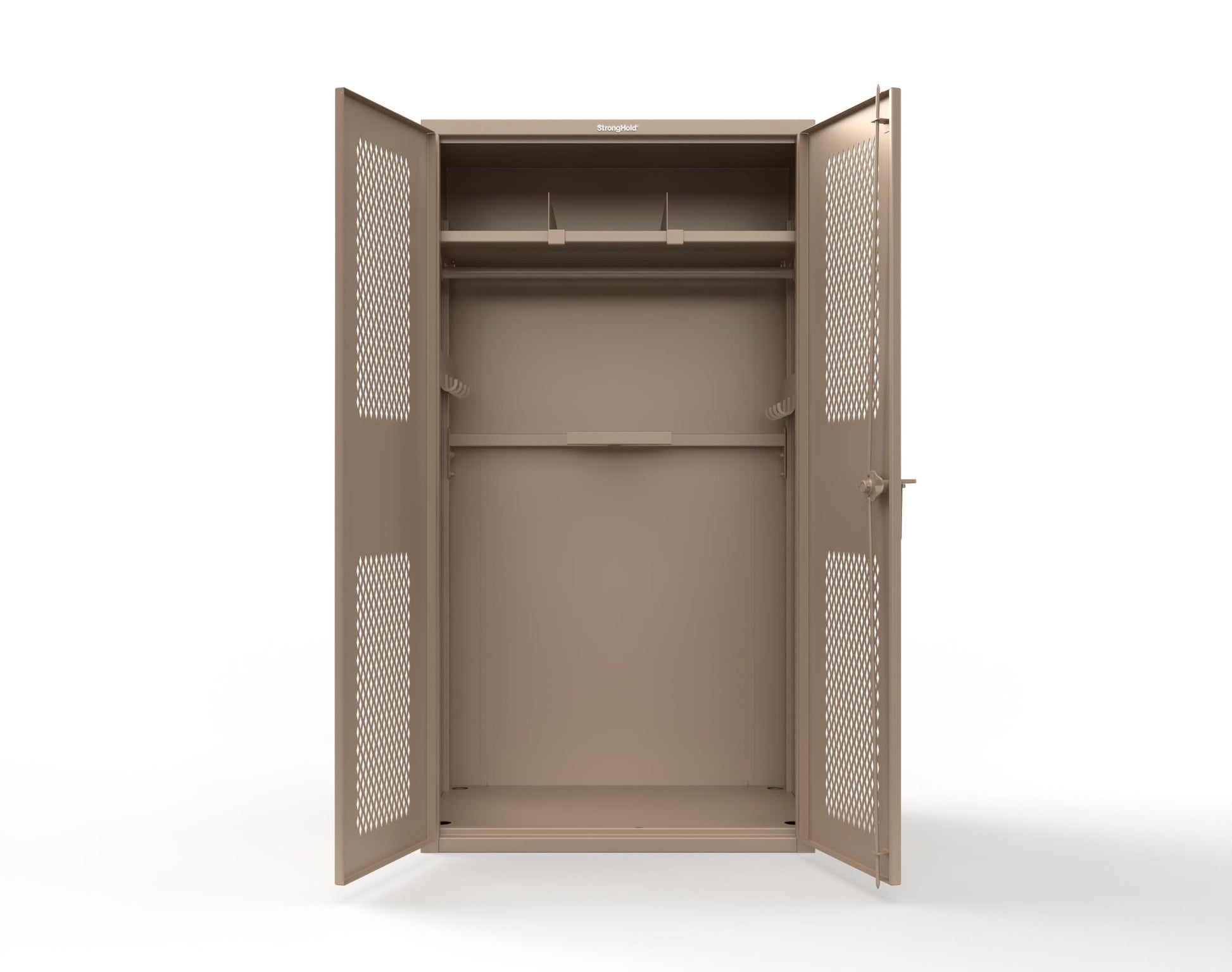 Extra Heavy Duty 14 GA TA-50 Tactical Locker, 1 Shelf - 42 in. W x 24 in. D x 78 in. H - TA-50-TAC-L-1019