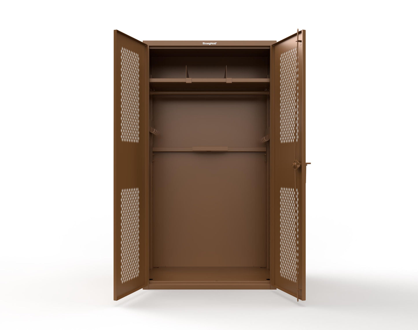 Extra Heavy Duty 14 GA TA-50 Tactical Locker, 1 Shelf - 42 in. W x 24 in. D x 78 in. H - TA-50-TAC-L-8008