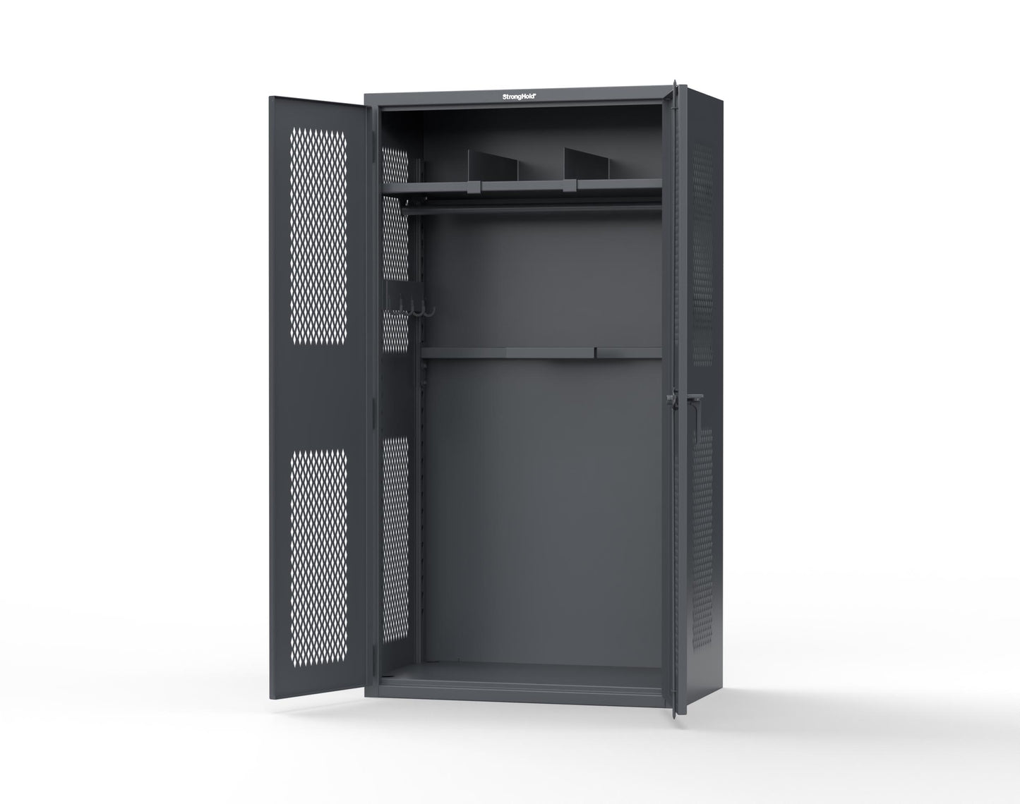 Extra Heavy Duty 14 GA TA-50 Tactical Locker, 1 Shelf - 42 in. W x 24 in. D x 78 in. H - TA-50-TAC-L-7024