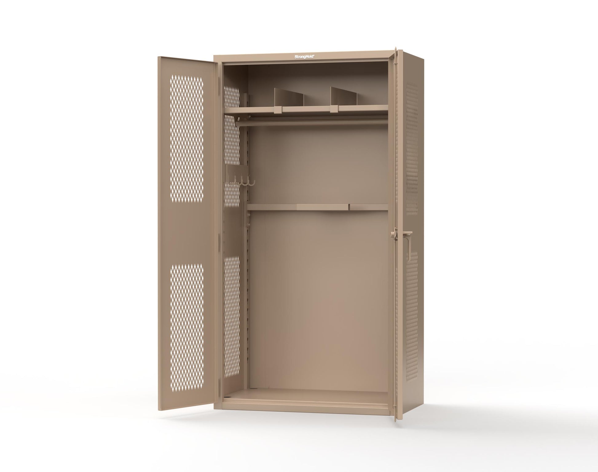 Extra Heavy Duty 14 GA TA-50 Tactical Locker, 1 Shelf - 42 in. W x 24 in. D x 78 in. H - TA-50-TAC-L-1019