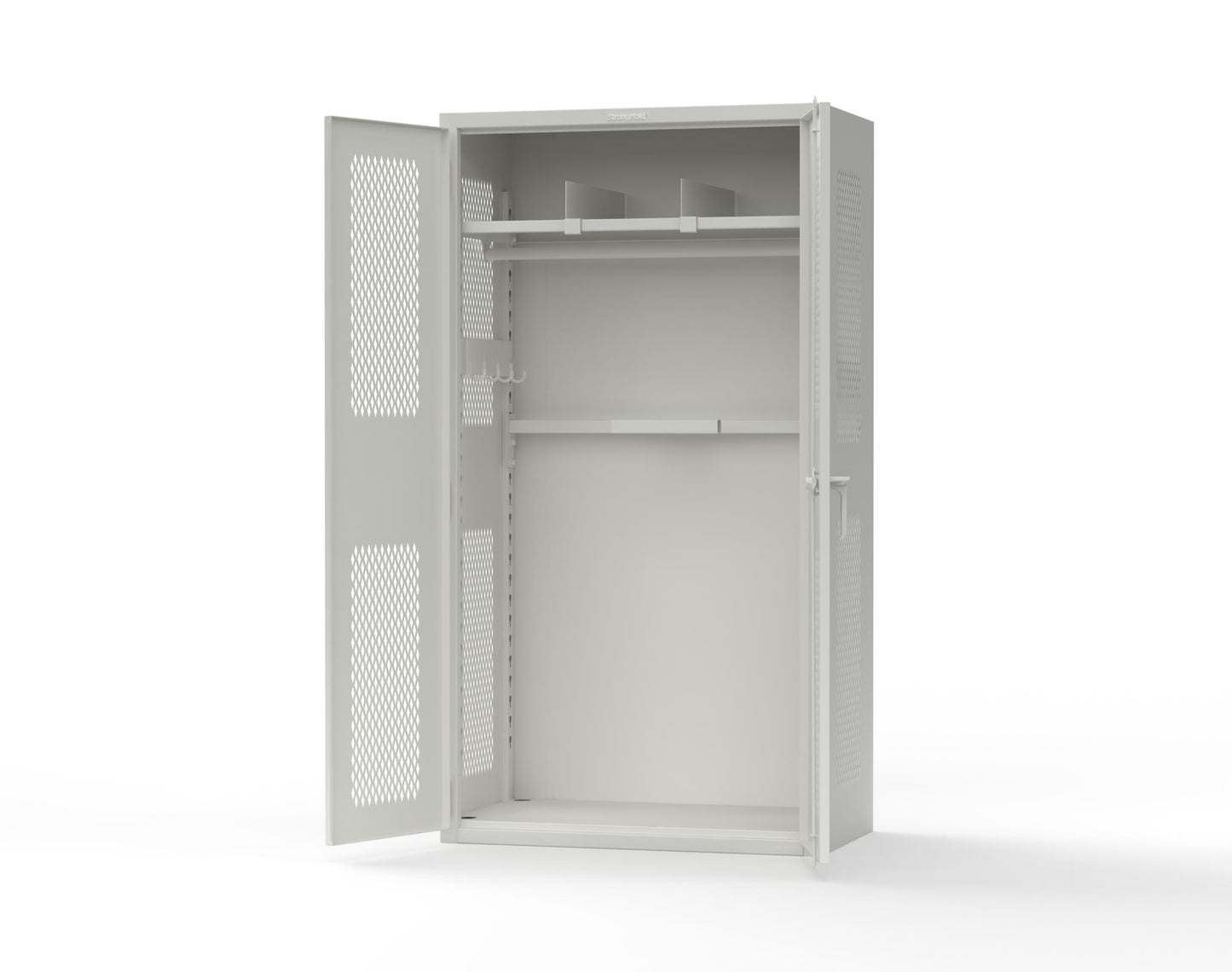 Extra Heavy Duty 14 GA TA-50 Tactical Locker, 1 Shelf - 42 in. W x 24 in. D x 78 in. H - TA-50-TAC-L-9003