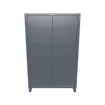 Extreme Duty 12 GA Cabinet with 4 Shelves - 48 In. W x 24 In. D x 78 In. H - 46-244-7024 - Front Open
