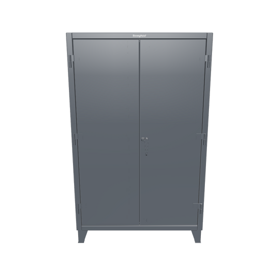 Extreme Duty 12 GA Rigging Cabinet with Hooks - 48 In. W x 24 In. D x 78 In. H - 46-BB-240W/Hooks-7024