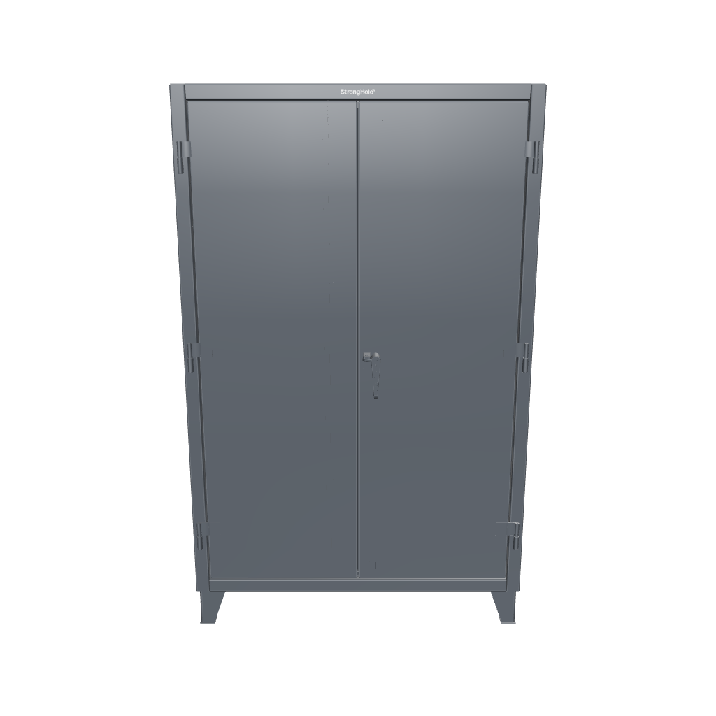 Extreme Duty 12 GA Rigging Cabinet with Hooks - 48 In. W x 24 In. D x 78 In. H - 46-BB-240W/Hooks-7024