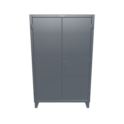 Extreme Duty 12 GA Rigging Cabinet with Hooks - 48 In. W x 24 In. D x 78 In. H - 46-BB-240W/Hooks-7024