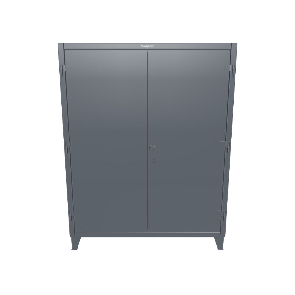 Extreme Duty 12 GA Cabinet with 4 Shelves – 60 In. W x 24 In. D x 78 In. H - 56-244-7024